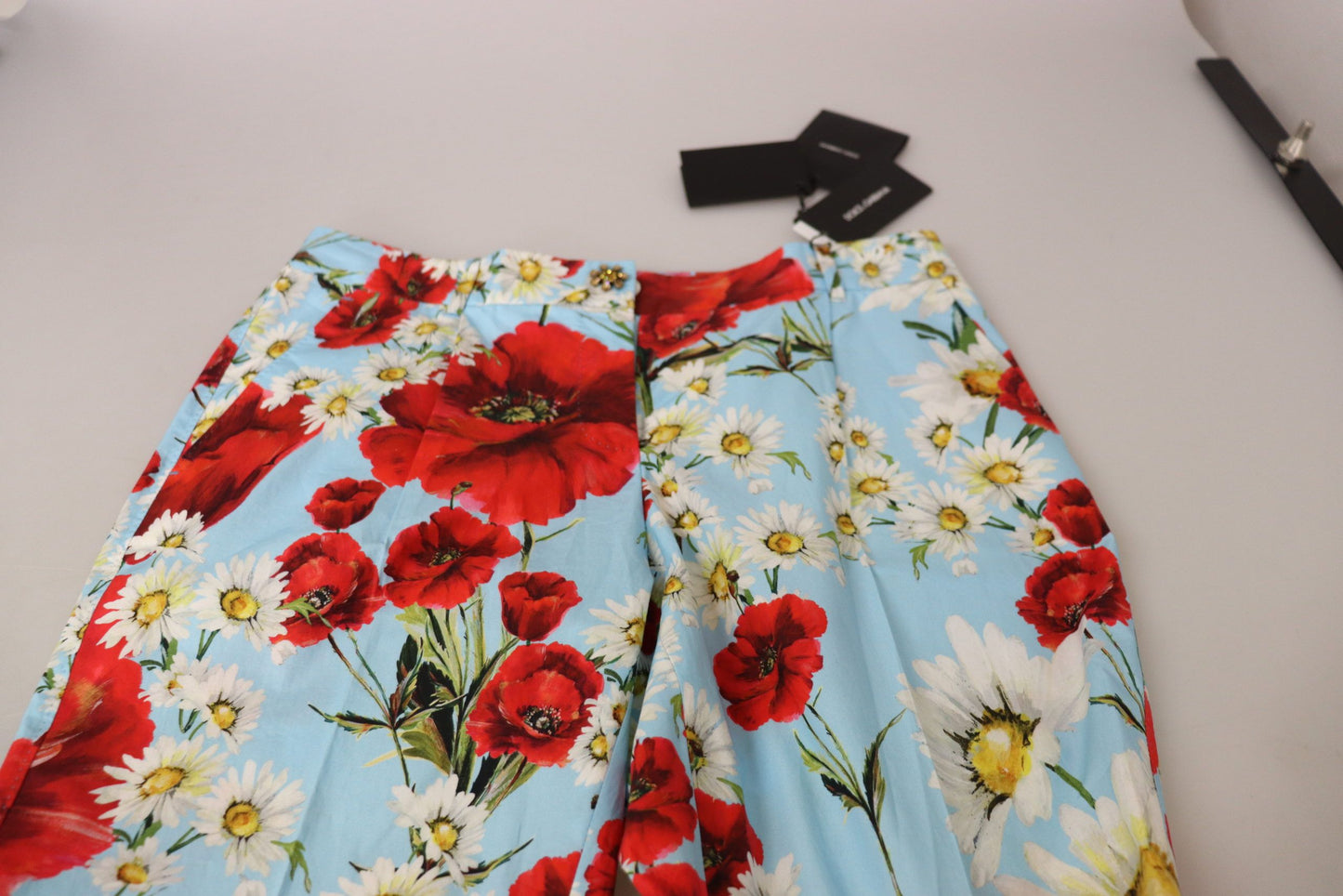 Elegant Multicolor Mid Waist Pants