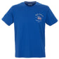 Chic New York Print T-Shirt in Soft Blue