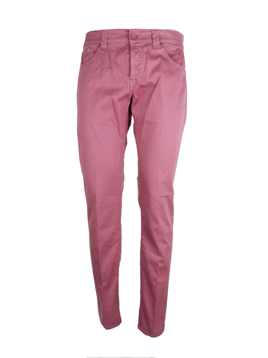 Elegant Wisteria Cotton Stretch Pants