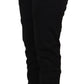 Elegant Tapered Lace-Up Mid Waist Pants