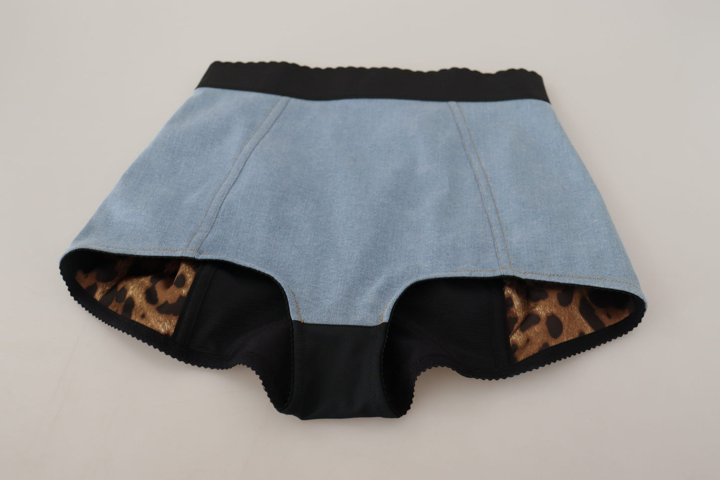 Light Blue High Waist Hot Pants Shorts