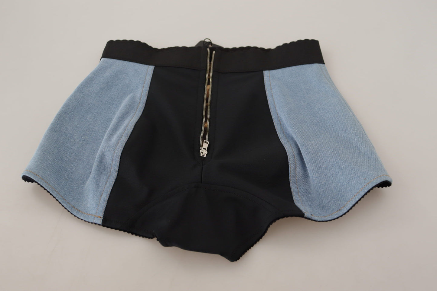 Light Blue High Waist Hot Pants Shorts