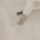 Chic White Hooded Pullover Sweater