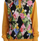Elegant Yellow Cashmere Silk Blend Sweater