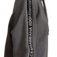 Elegant Gray Cotton Hooded Sweatshirt