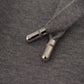 Elegant Gray Cotton Hooded Sweatshirt