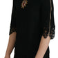 Elegant Beaded Logo Zip Sleeve Blouse