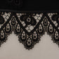 Elegant Beaded Logo Zip Sleeve Blouse