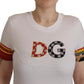 Elegant Patchwork Print Cotton Tee