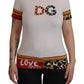 Elegant Patchwork Print Cotton Tee