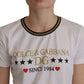 Multicolor DG Print Round Neck Tee