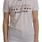 Multicolor DG Print Round Neck Tee