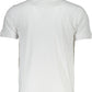 White Cotton Men Polo Shirt