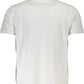 White Cotton Men T-Shirt
