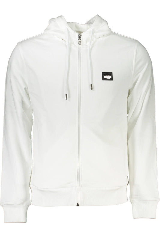 White Cotton Men Sweater