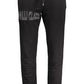 Black Cotton Men Pants