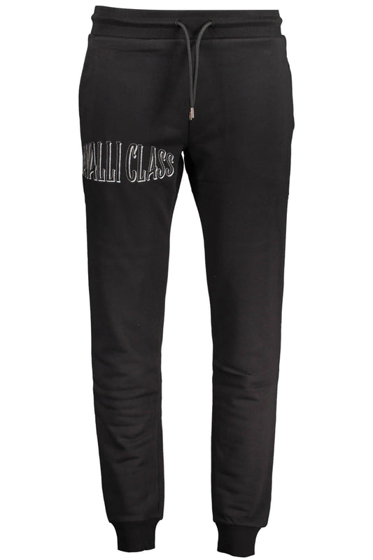 Black Cotton Men Pants