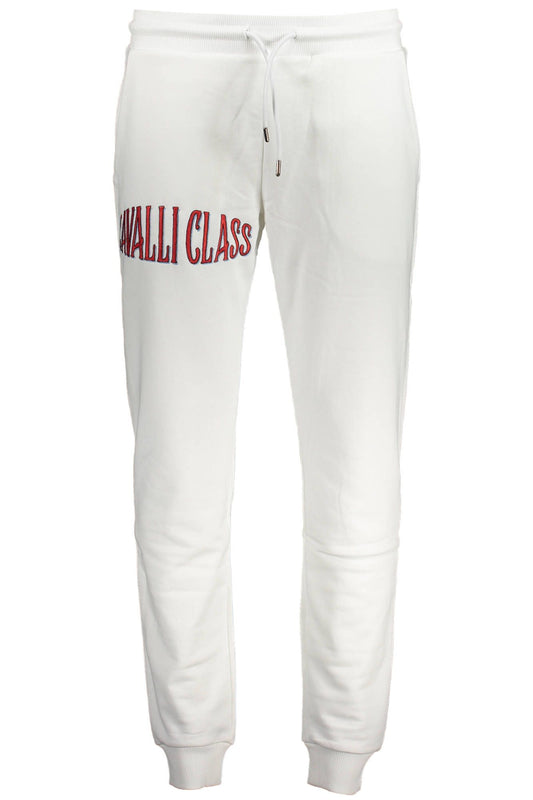White Cotton Men Trouser