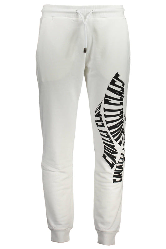 White Cotton Men Trouser