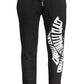 Black Cotton Men Trouser