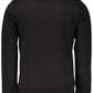 Black Cotton Men Sweater