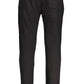 Black Cotton Men Trouser