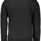 Black Cotton Men Sweater