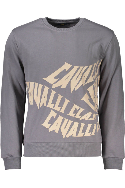 Gray Cotton Men Sweater