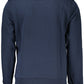 Blue Cotton Men Sweater
