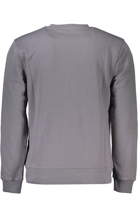 Gray Cotton Men Sweater