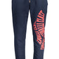 Blue Cotton Men Pants
