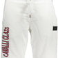 White Cotton Men Sport Trouser
