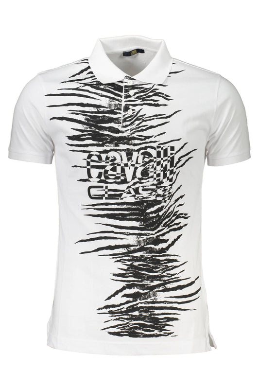 White Cotton Men Polo