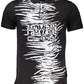 Black Cotton Men Polo Shirt