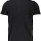 Black Cotton Men Polo Shirt