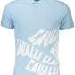 Light Blue Cotton Mens Polo Shirt