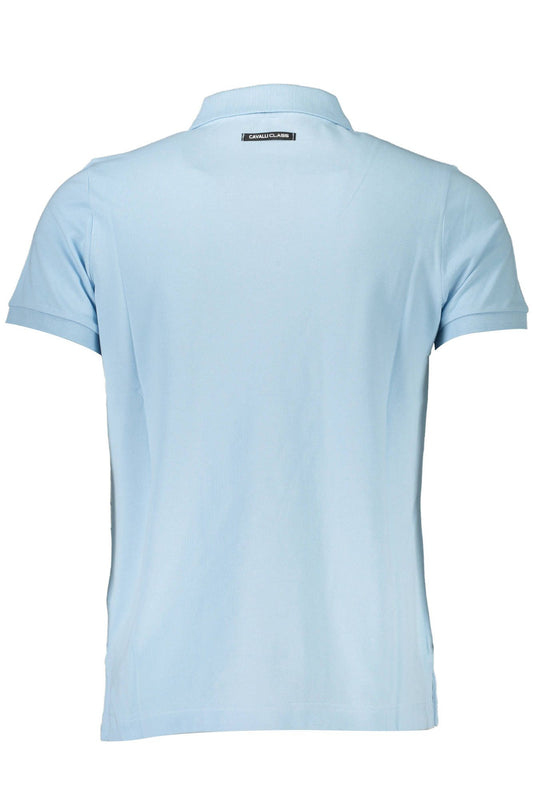 Light Blue Cotton Mens Polo Shirt