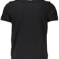 Black Cotton Men Polo Shirt