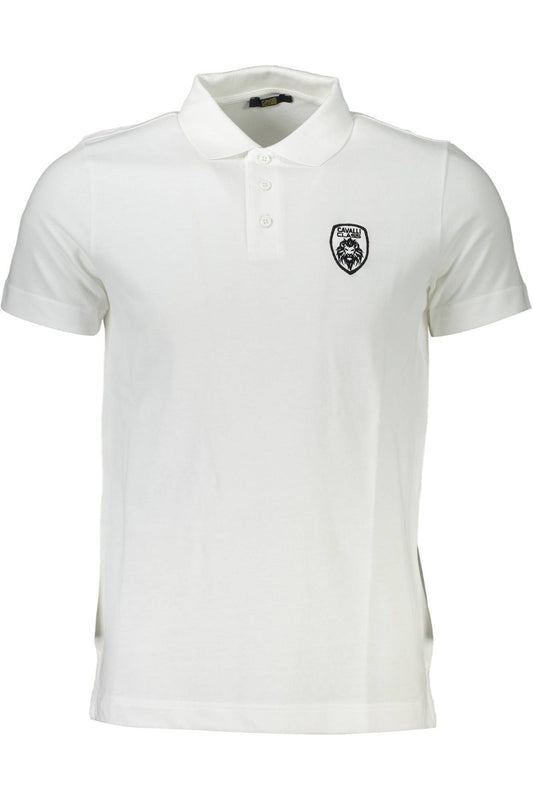 White Cotton Men Polo