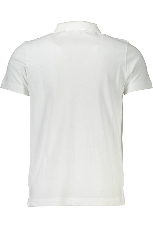 White Cotton Men Polo