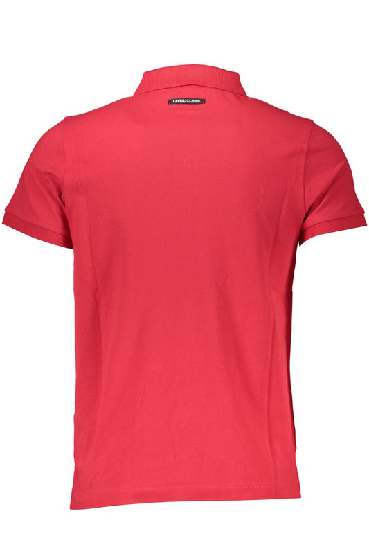 Red Cotton Men Polo