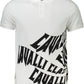 White Cotton Men Polo Shirt