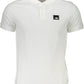 White Cotton Men Polo