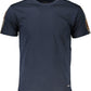 Blue Cotton Men T-Shirt