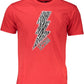 Red Cotton Men T-Shirt