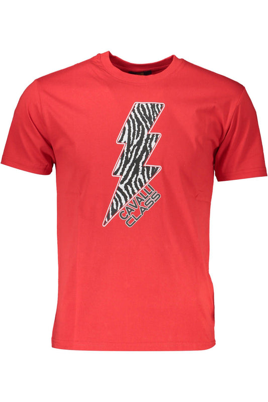 Red Cotton Men T-Shirt