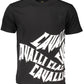 Black Cotton Men T-Shirt