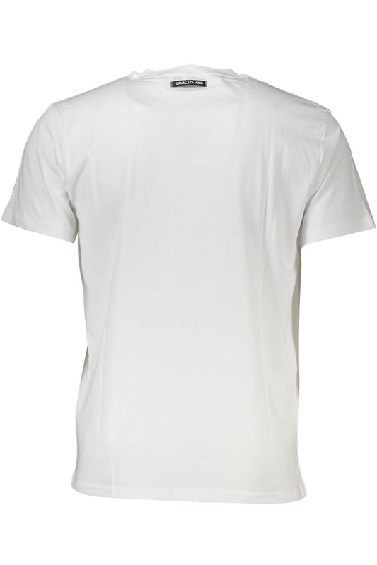 White Cotton Men T-Shirt