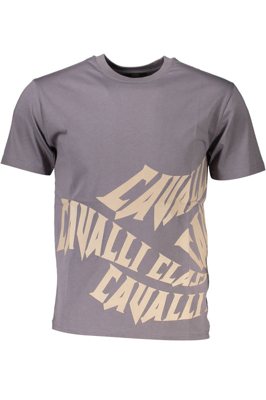 Gray Cotton Men T-Shirt