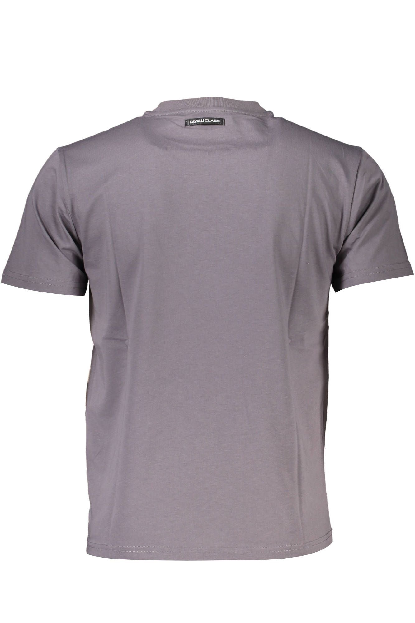 Gray Cotton Men T-Shirt